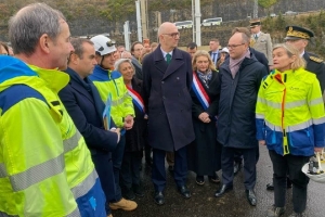 Visite du Premier ministre Sébastien Lecornu à Vouglans