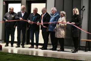 Inauguration des nouveaux vestiaires du stade de Crotenay