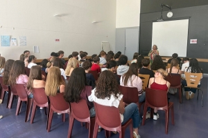 Rencontre avec les élèves du collège de Saint-Laurent-en-Grandvaux